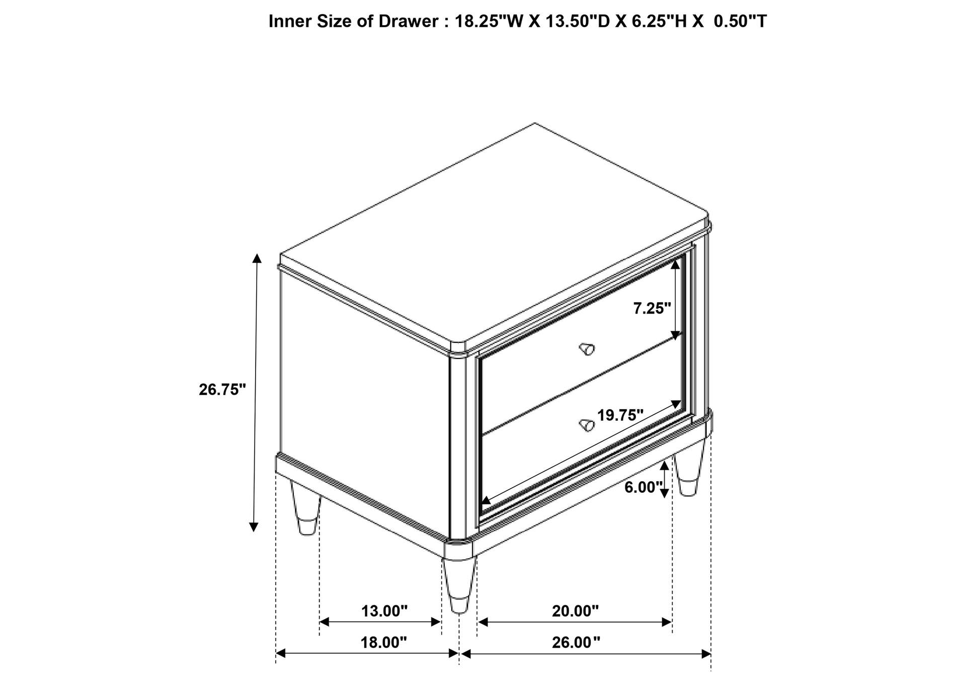 NIGHTSTAND,Coaster Furniture