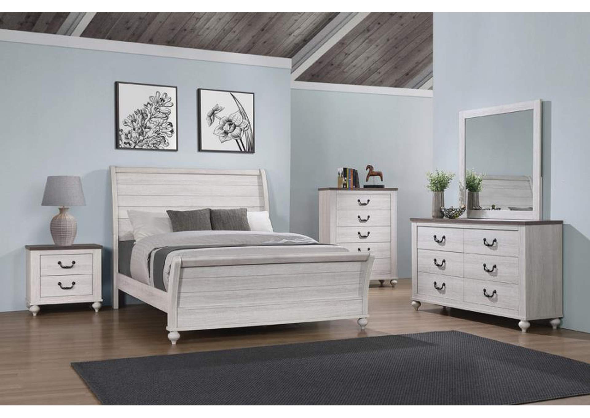 California King Bed 3 Pc Set,Coaster Furniture