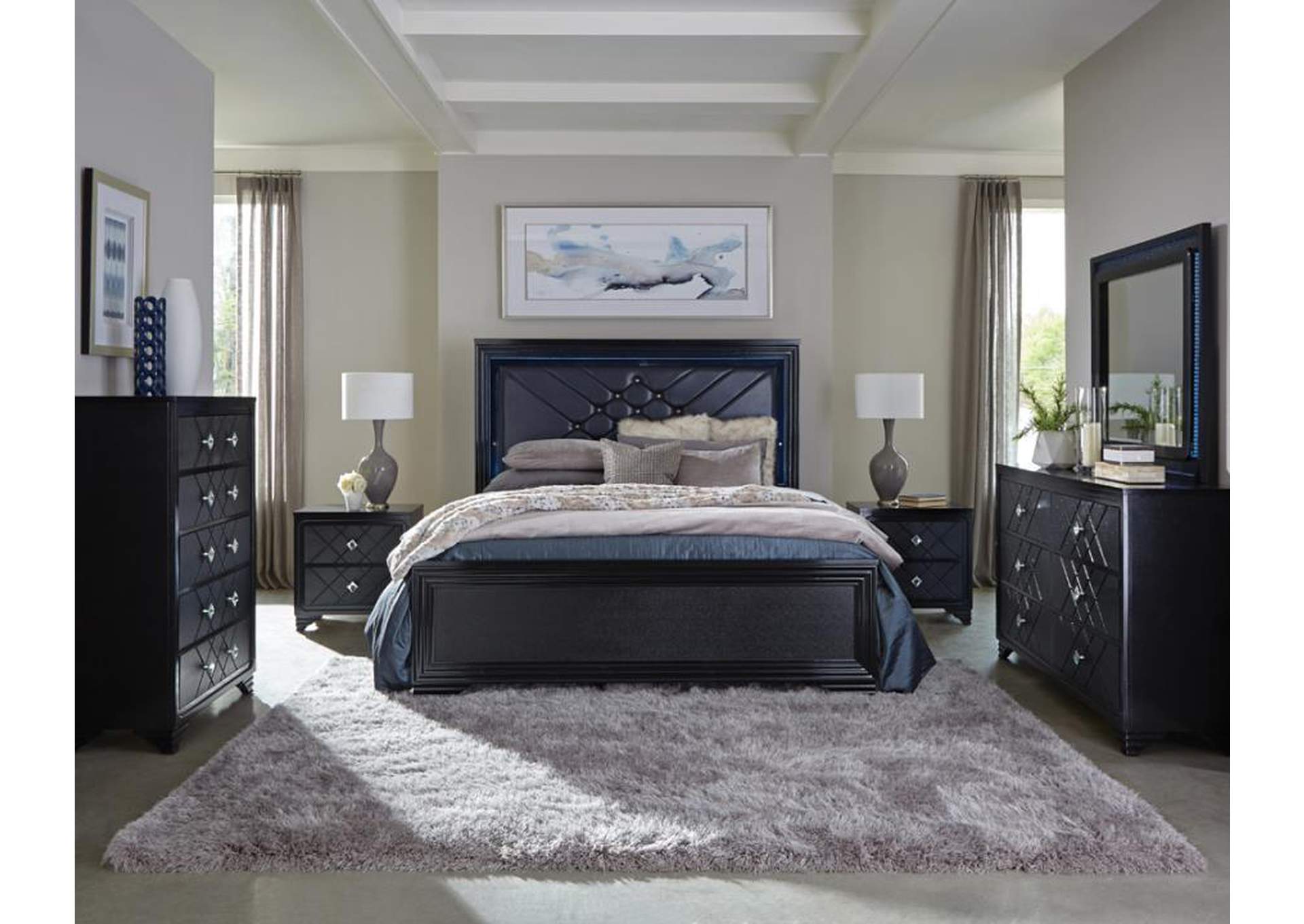 EASTERN KING BED 3 PC SET,Coaster Furniture