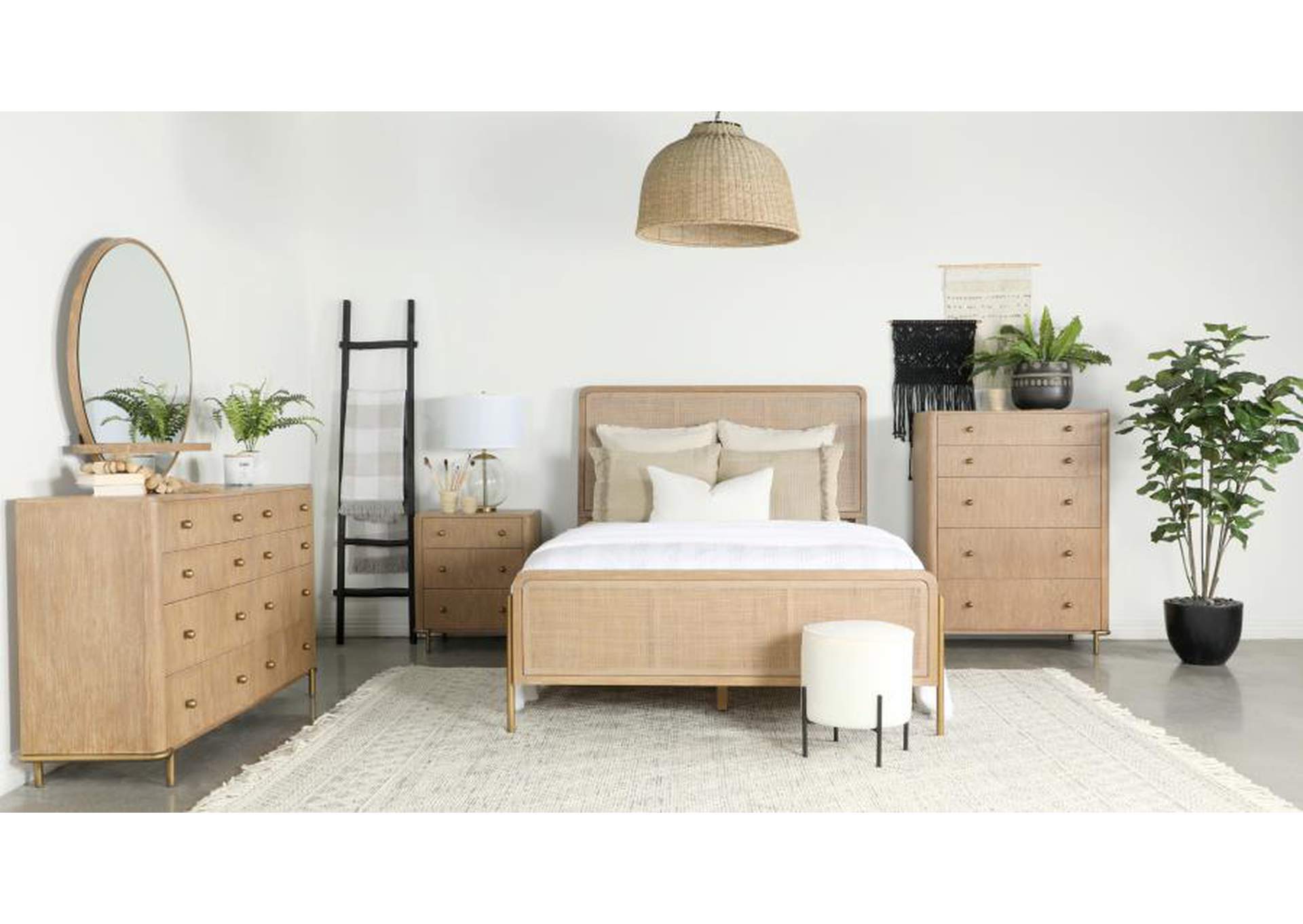 CALIFORNIA KING BED 4 PC SET,Coaster Furniture
