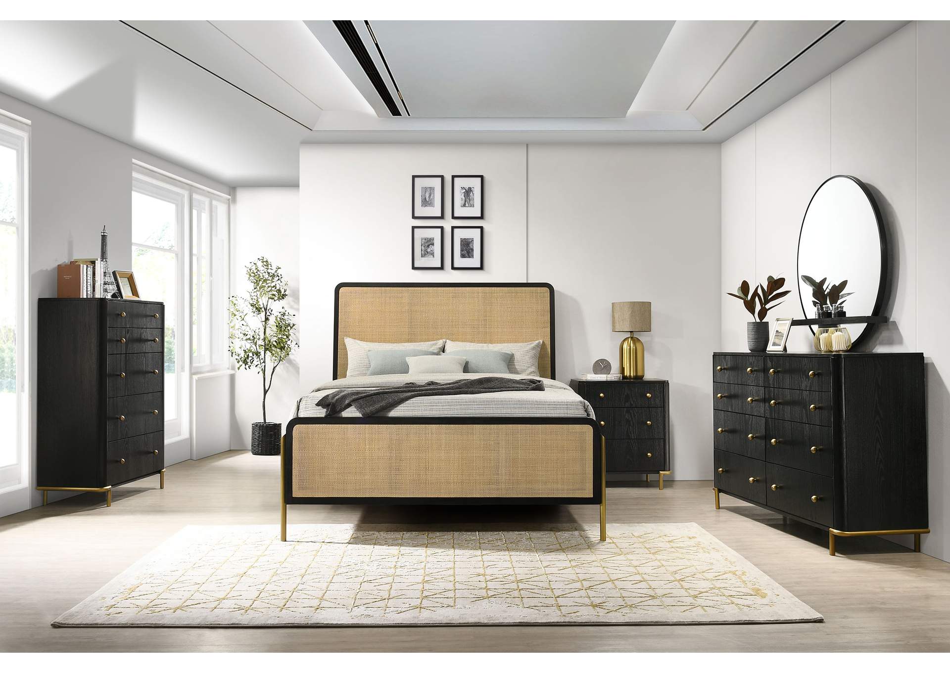 EASTERN KING BED 5 PC SET,Coaster Furniture