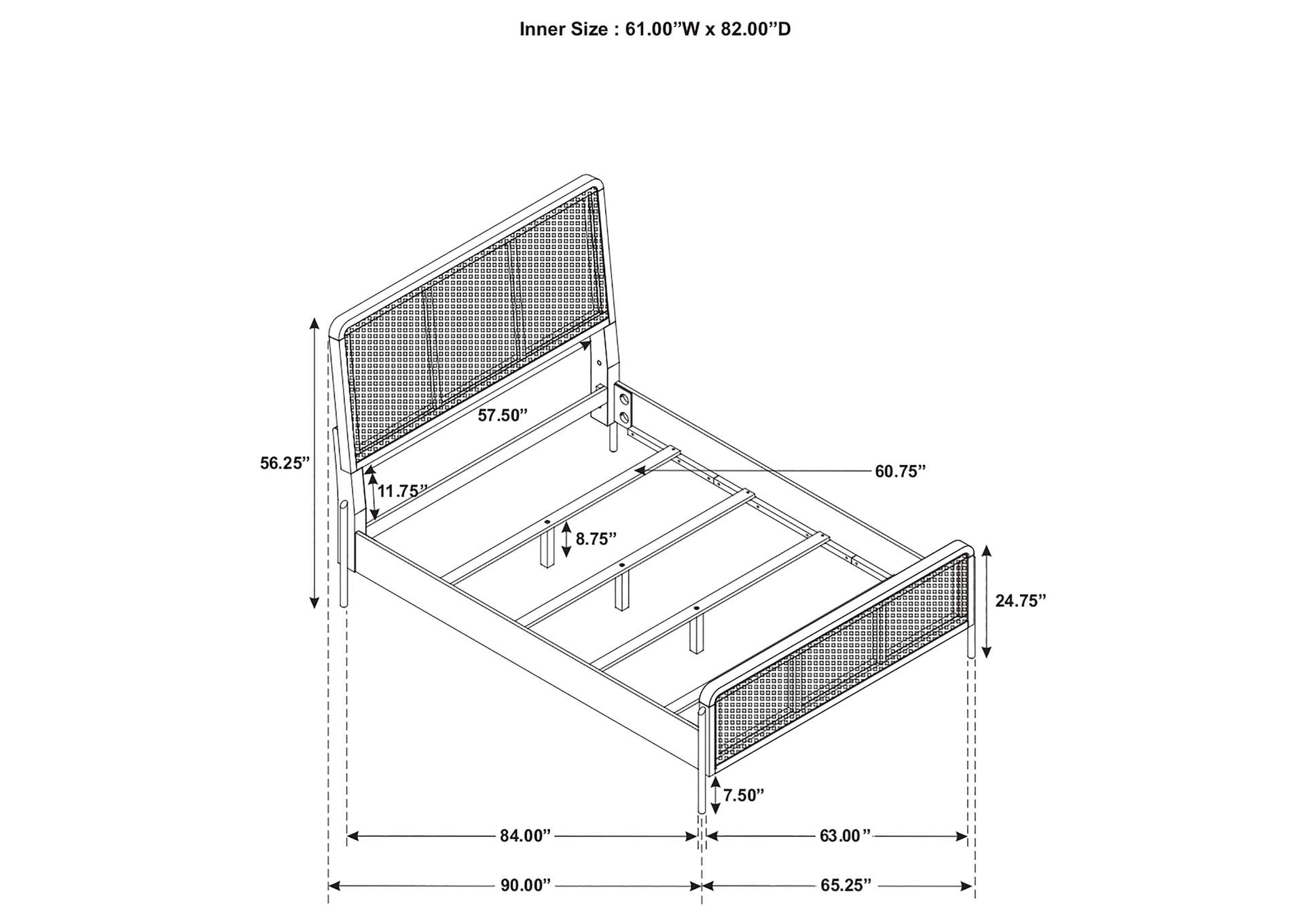 QUEEN BED,Coaster Furniture