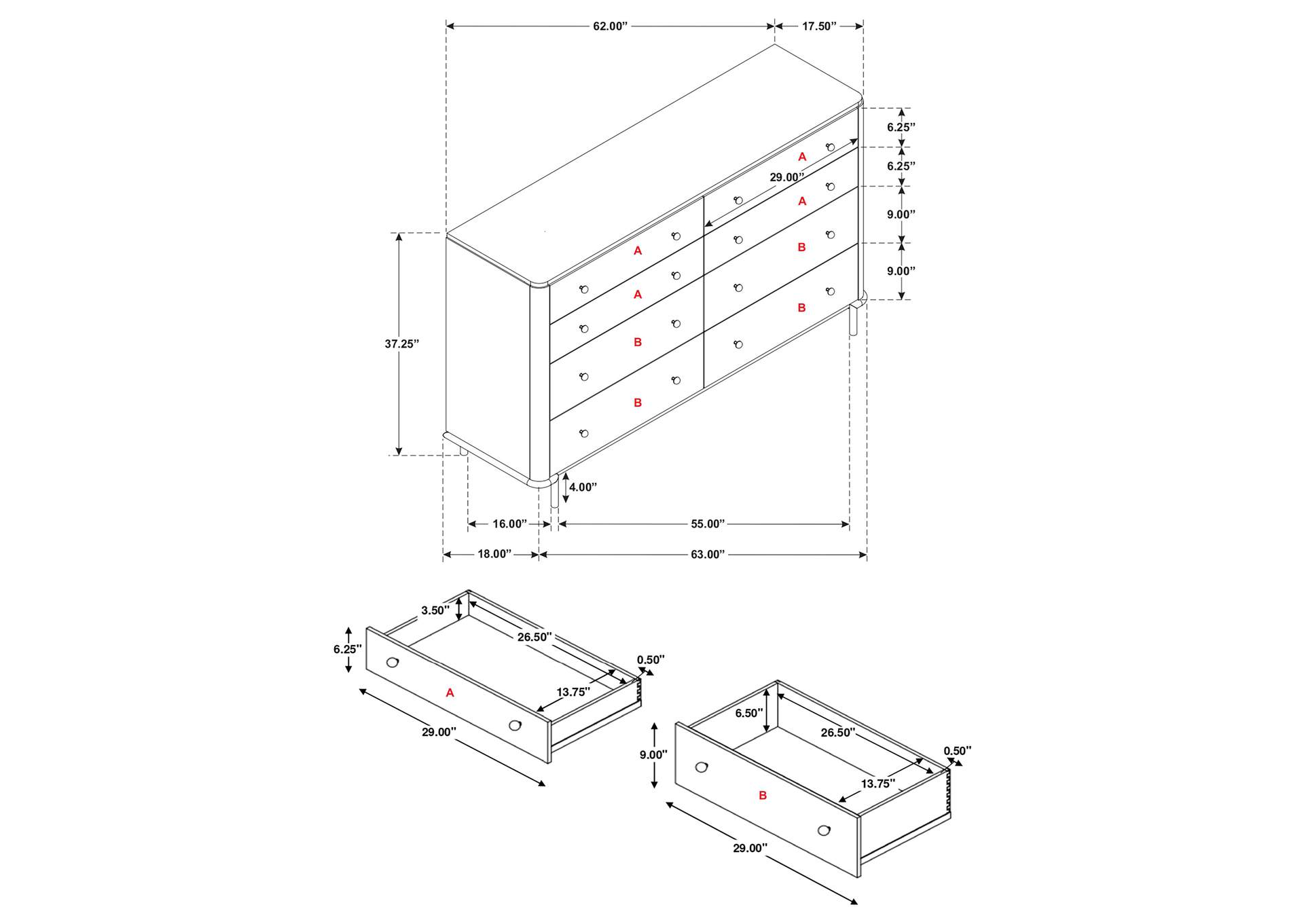 DRESSER,Coaster Furniture