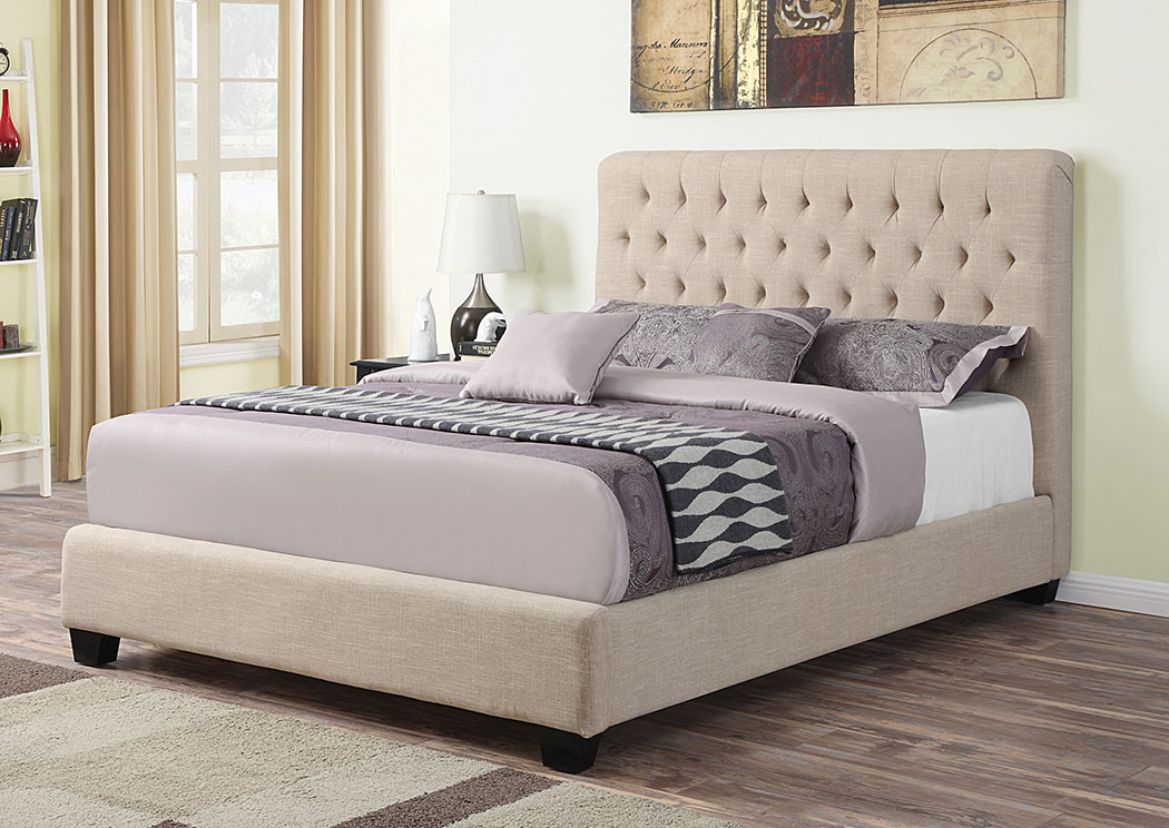 Cream & Black Full Size Bed,ABF Coaster Furniture