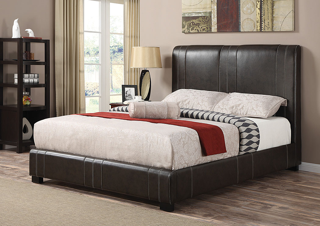 Black & Black Full Size Bed,ABF Coaster Furniture
