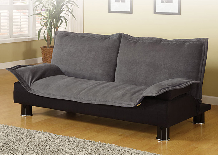 Grey & Black Futon Sofa Bed,ABF Coaster Furniture