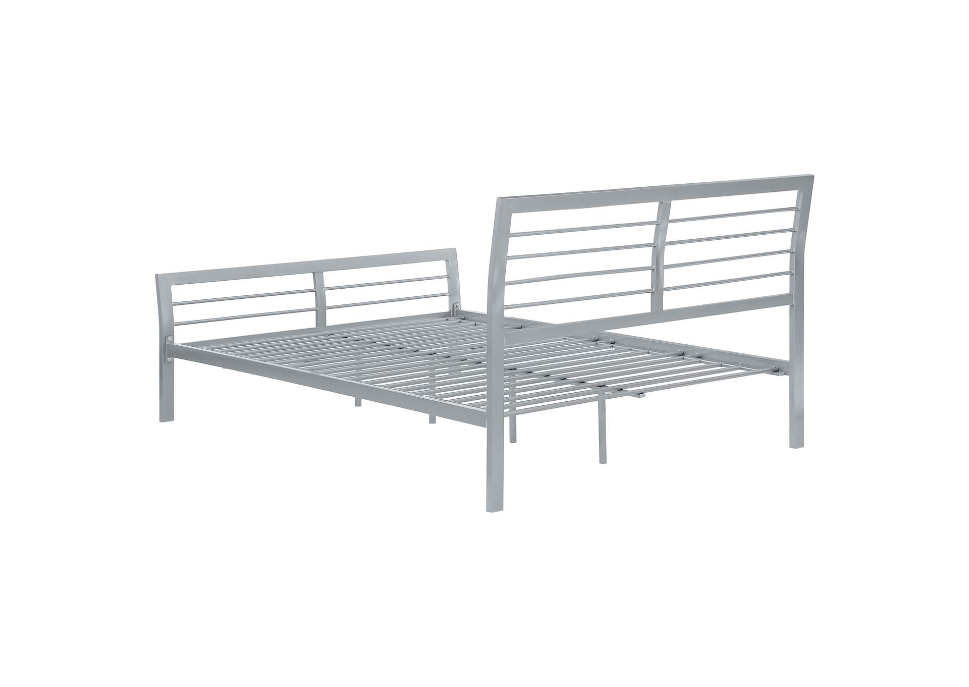 Cooper Full Metal Bed Silver,Coaster Furniture