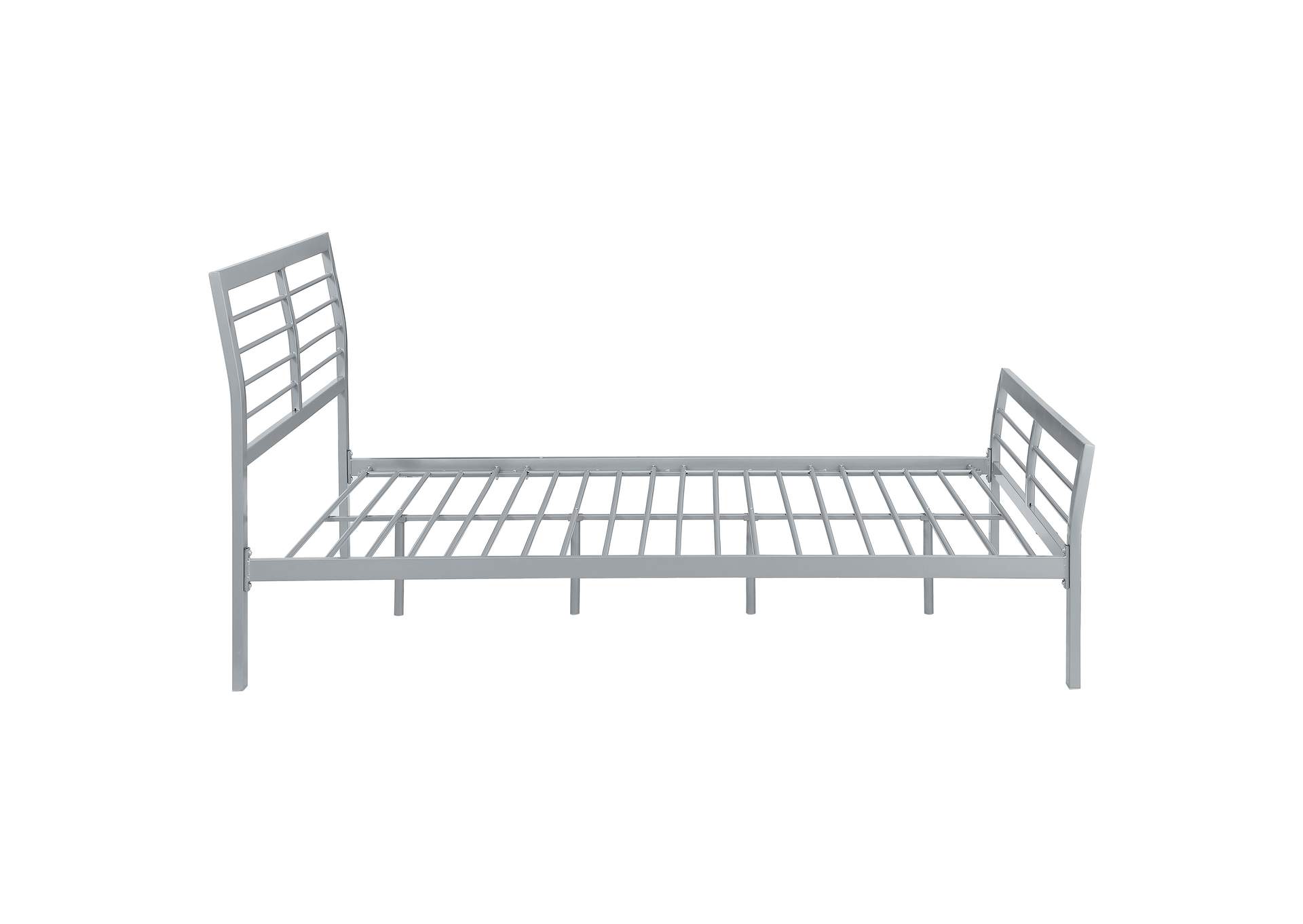 Cooper Full Metal Bed Silver,Coaster Furniture