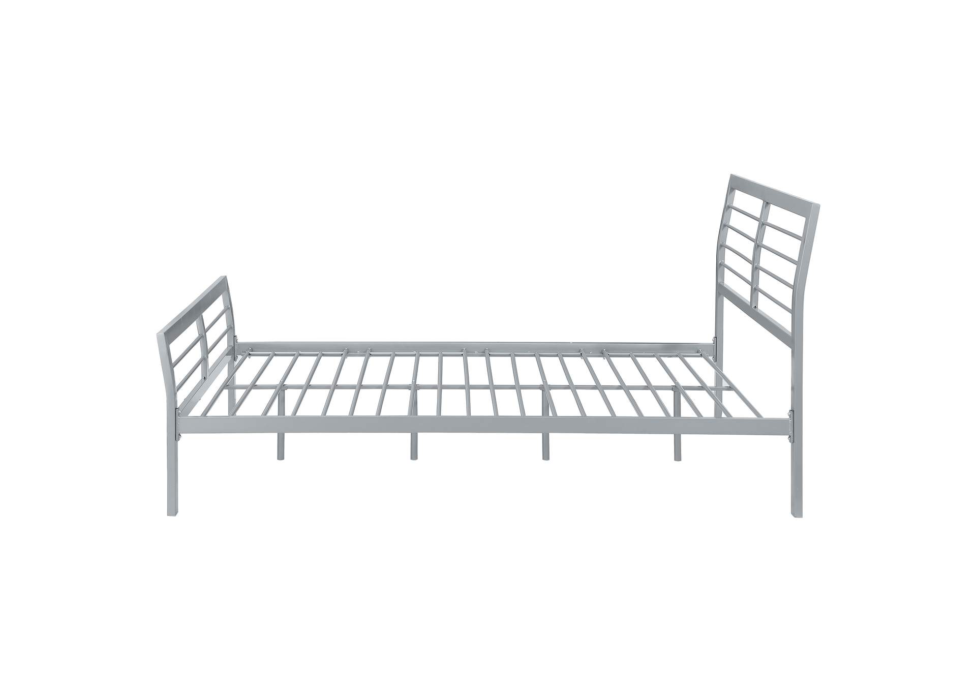 Cooper Twin Metal Bed Silver,Coaster Furniture