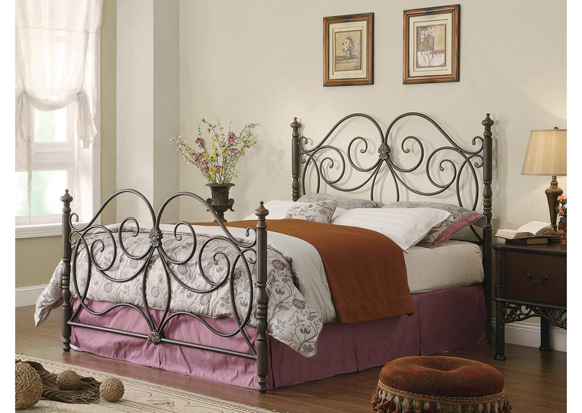Caramel Full Size Bed,ABF Coaster Furniture