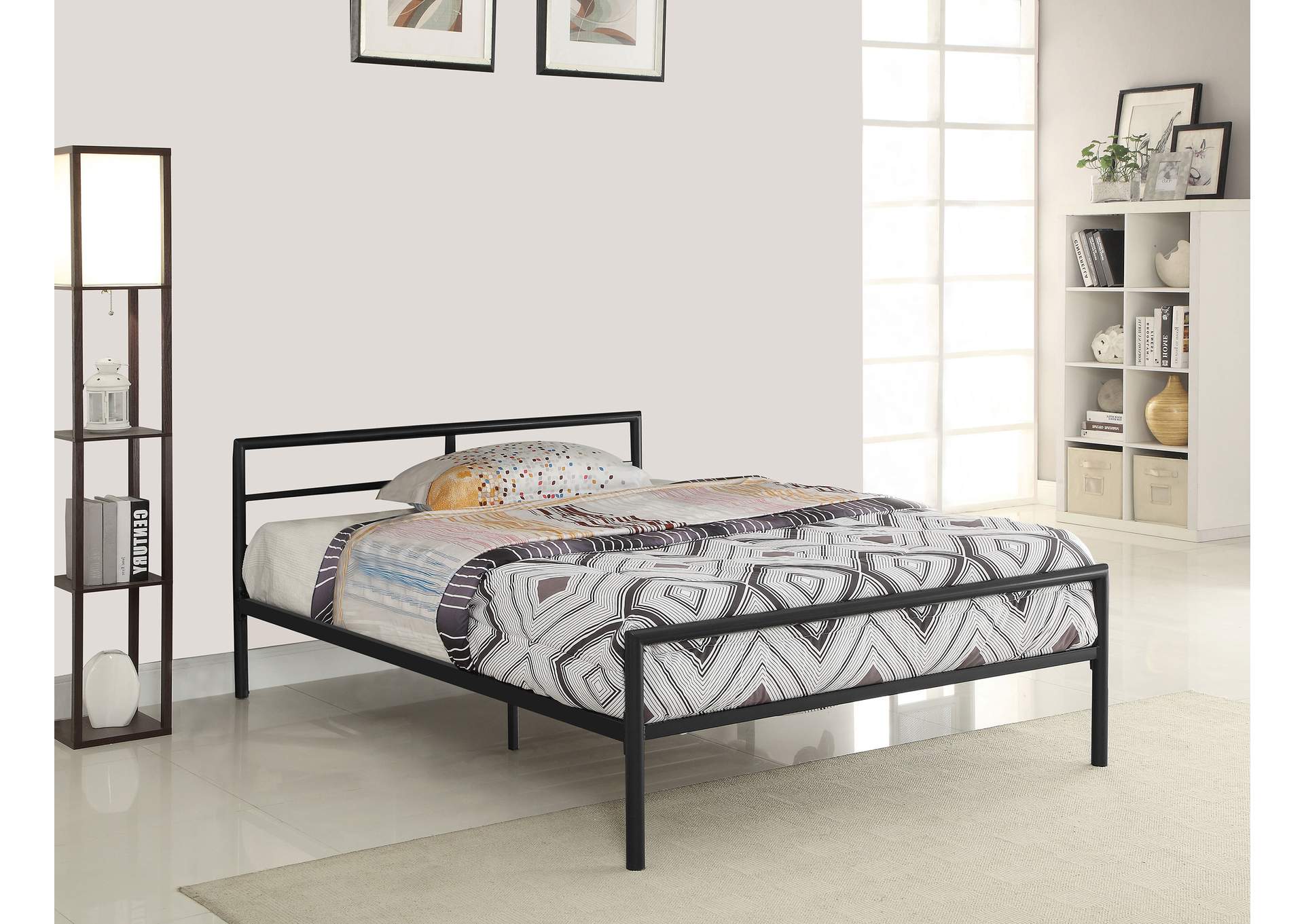 Fisher Full Metal Bed Gunmetal,Coaster Furniture