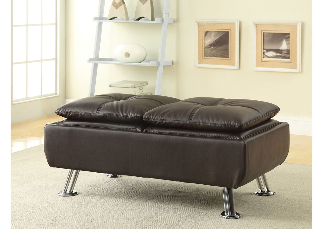 Brown Ottoman,ABF Coaster Furniture