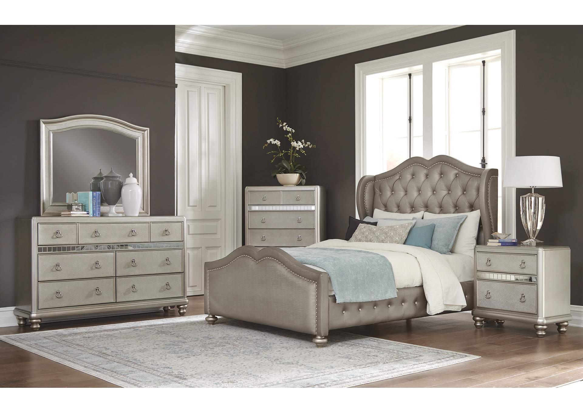 Armadillo 4 Piece Full Youth Bedroom Set,Coaster Furniture