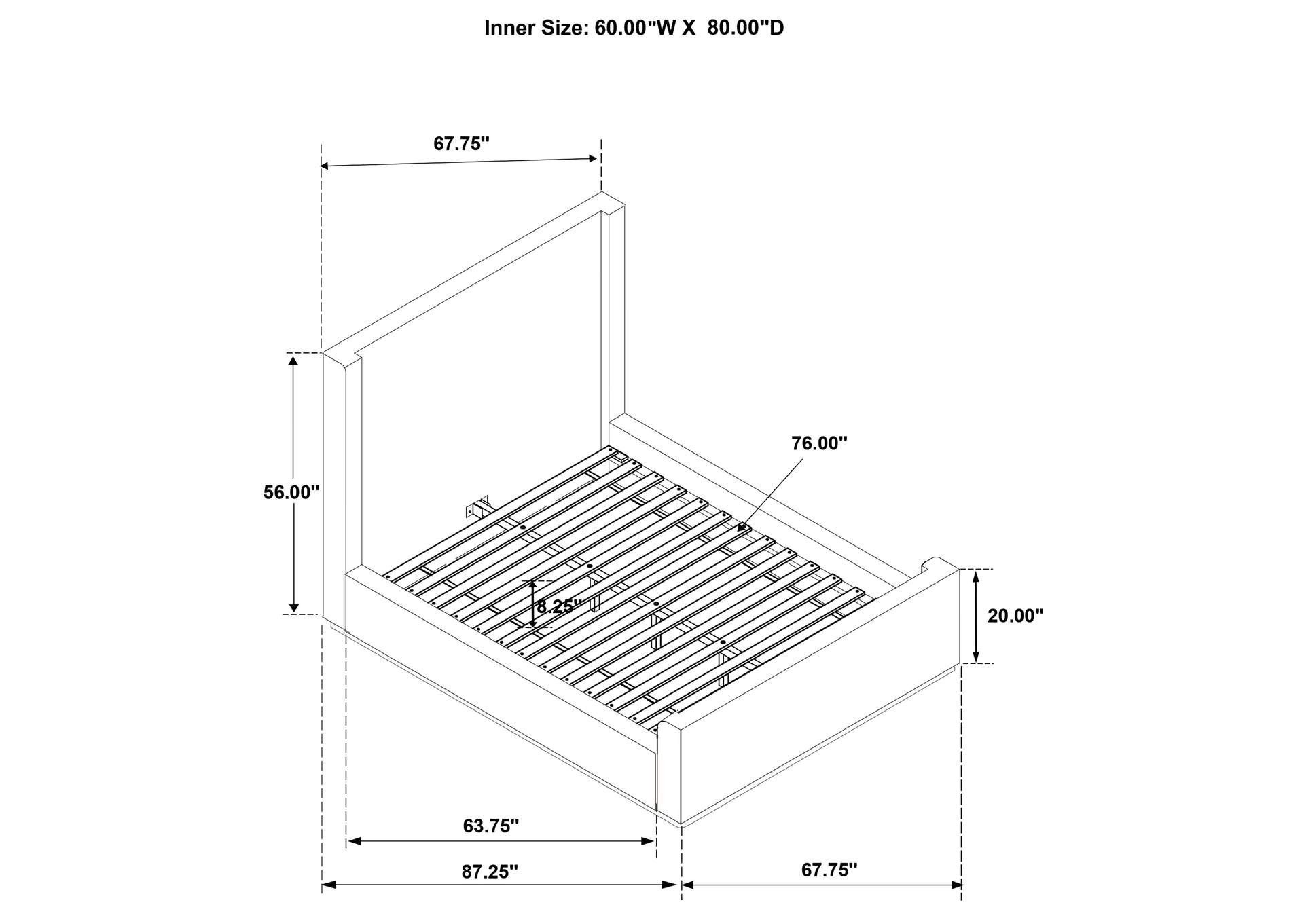 QUEEN BED,Coaster Furniture