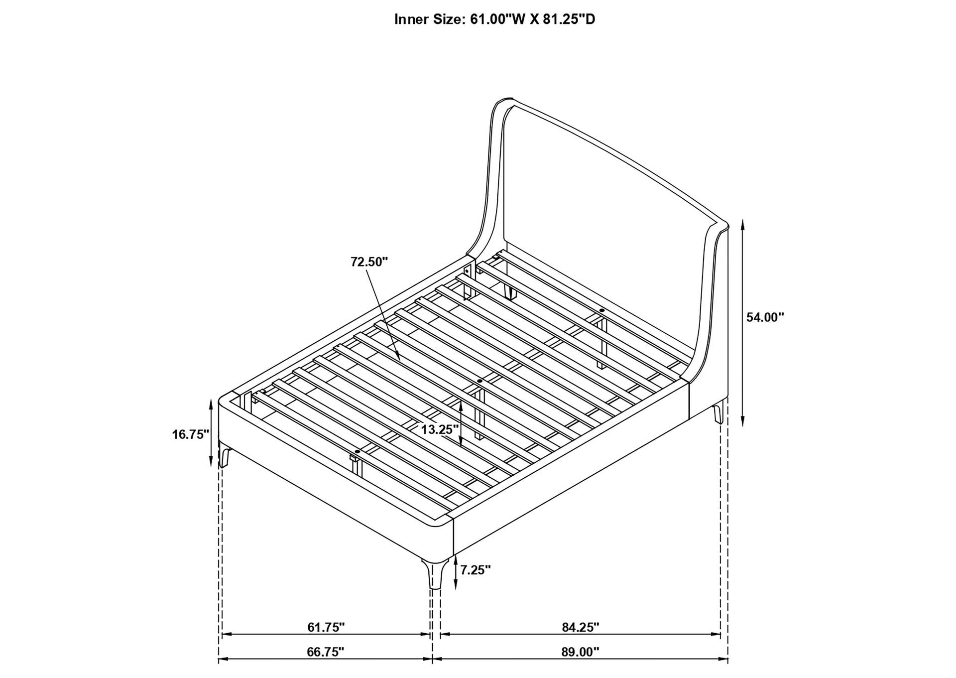 QUEEN BED,Coaster Furniture