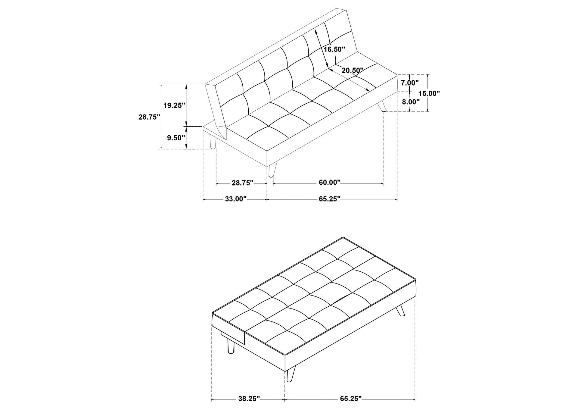 SOFA BED,Coaster Furniture