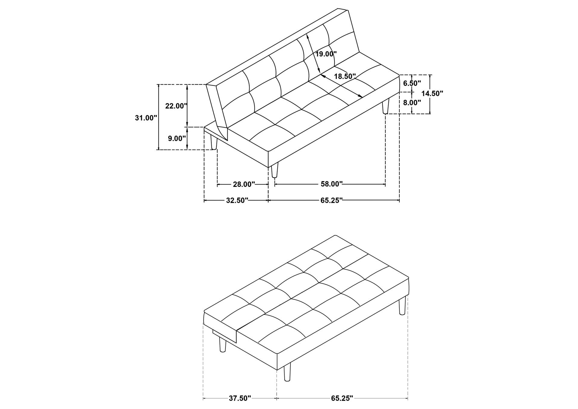 SOFA BED,Coaster Furniture