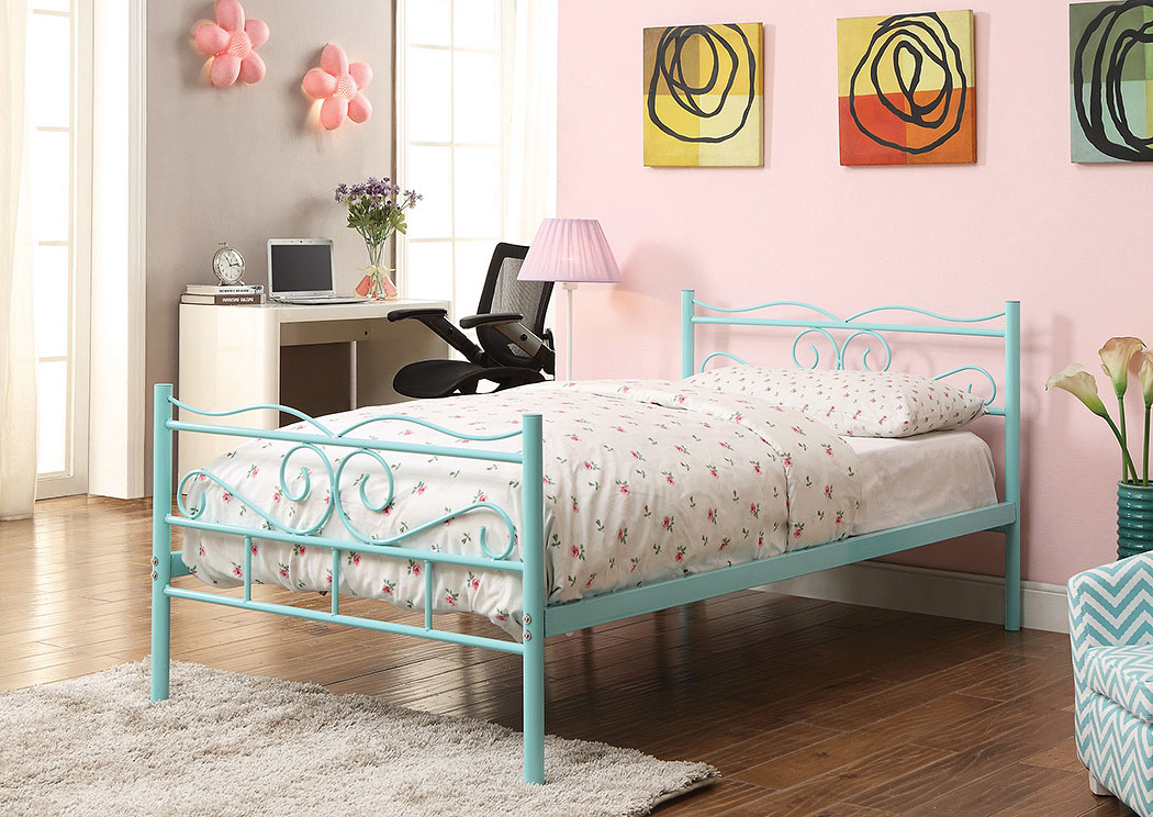 Mint Green Bed,ABF Coaster Furniture