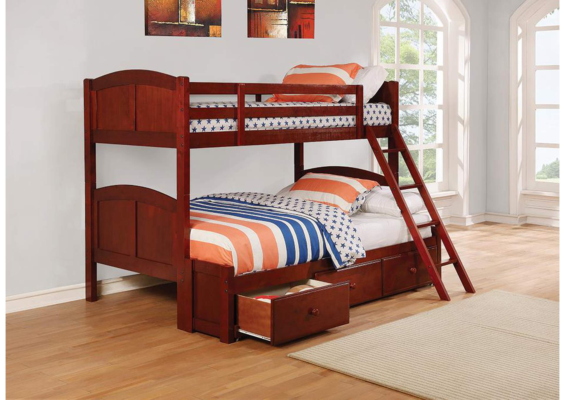 Parker Cappuccino Storage For Bed,ABF Coaster Furniture