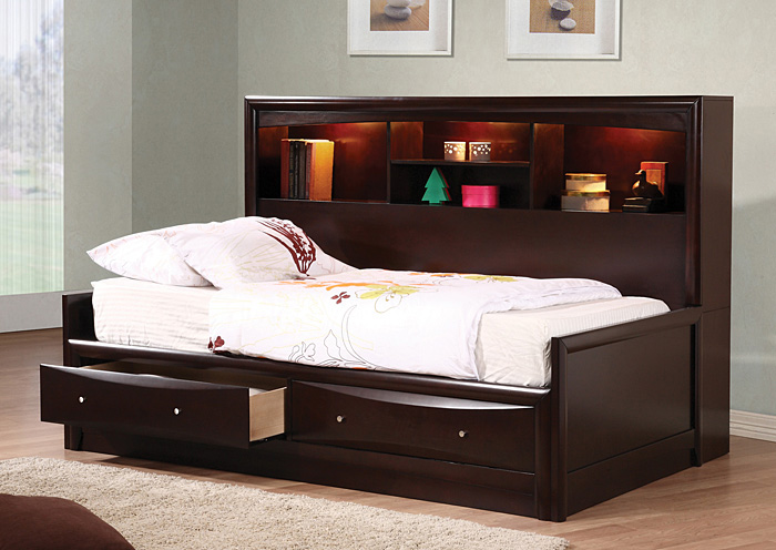 Phoenix Cappuccino Full Daybed,ABF Coaster Furniture
