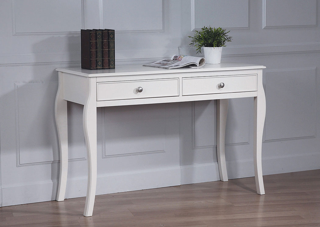 Dominique White Desk,ABF Coaster Furniture