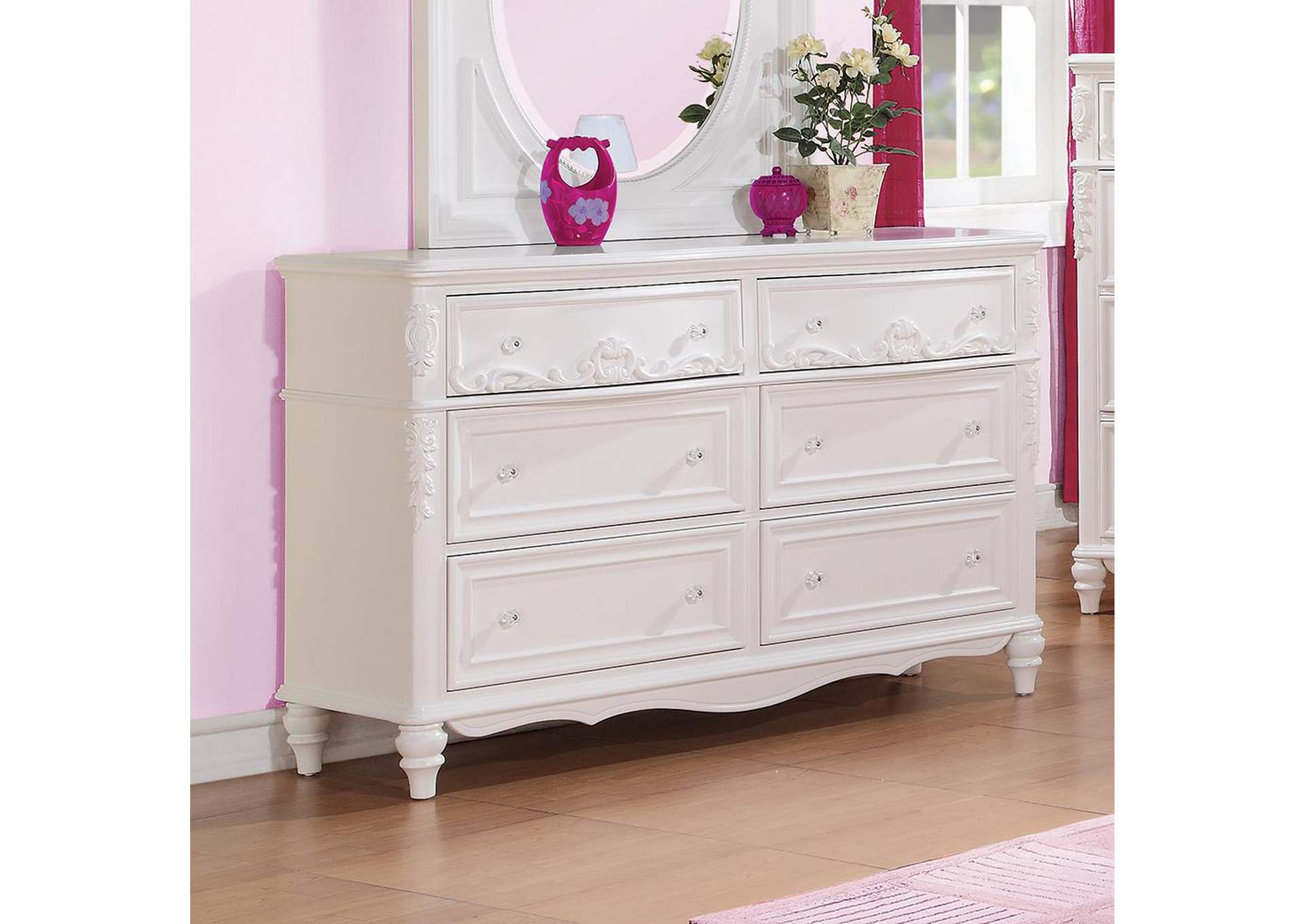 White Dresser,ABF Coaster Furniture