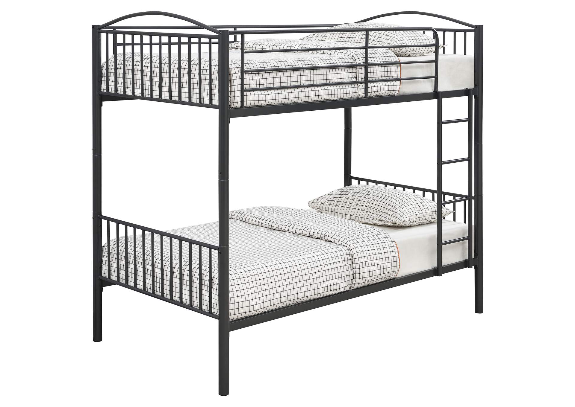 Anson Twin over Twin Bunk Bed with Ladder,Coaster Furniture