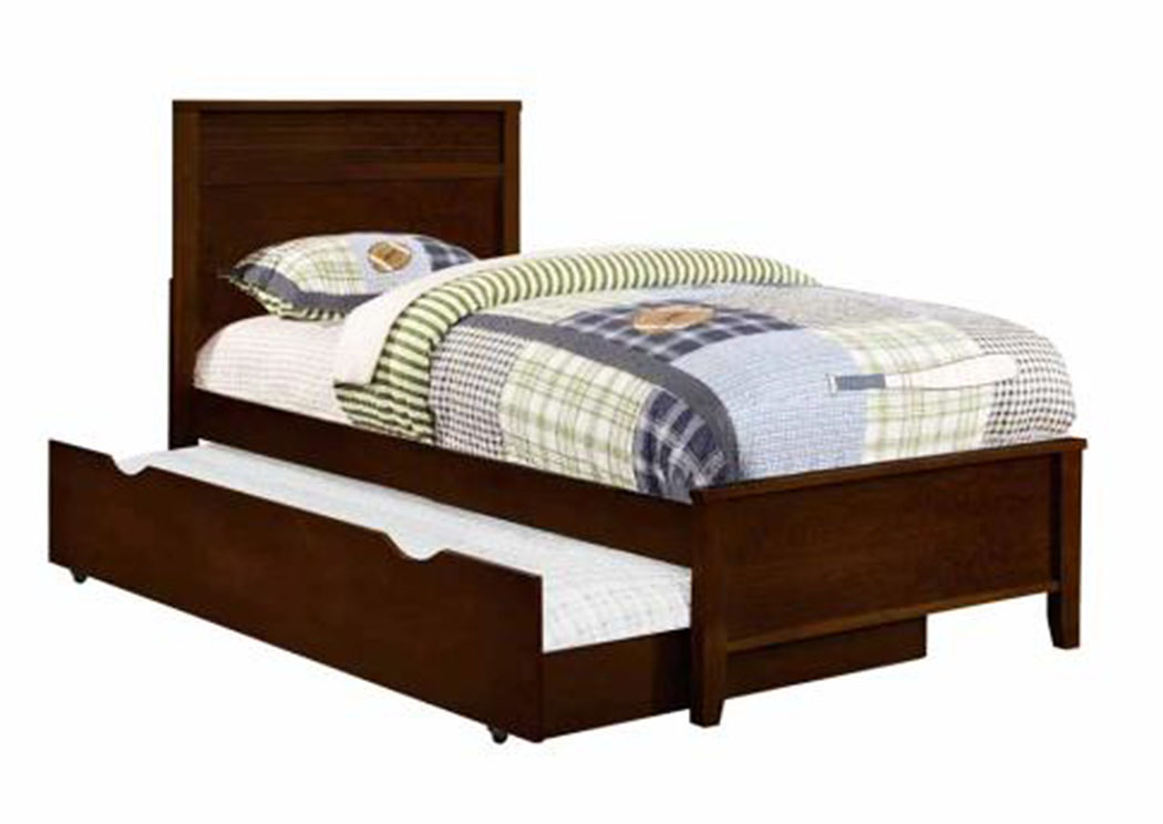 Cappuccino Twin Bed,ABF Coaster Furniture