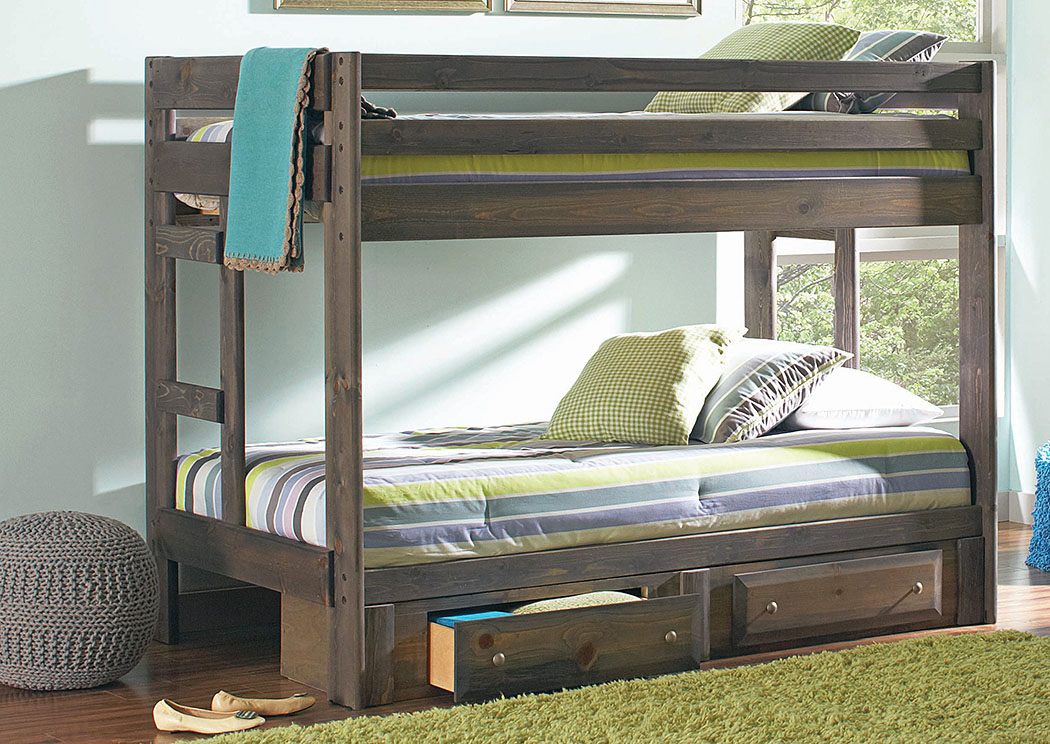 Wrangle Hill Gunsmoke Twin/Twin Bunk Bed,ABF Coaster Furniture