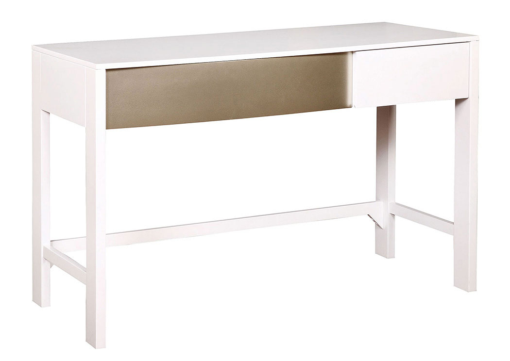 Blanco/Sterling Writing Desk,ABF Coaster Furniture