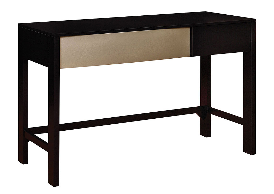 Havering Black/Sterling Writing Desk,ABF Coaster Furniture
