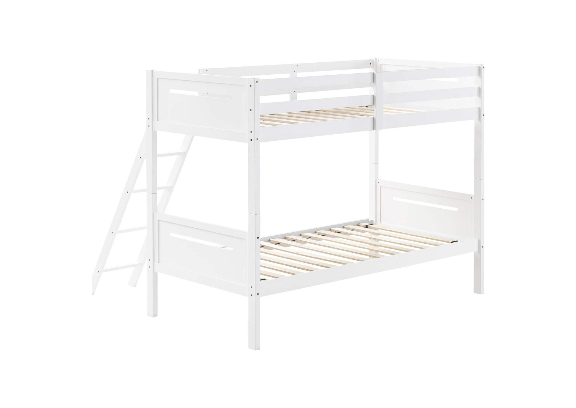 Littleton Twin/Twin Bunk Bed White,Coaster Furniture