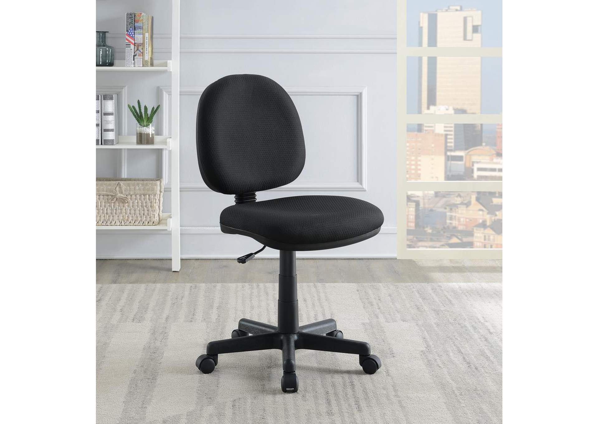 Black & Black Office Chair,ABF Coaster Furniture