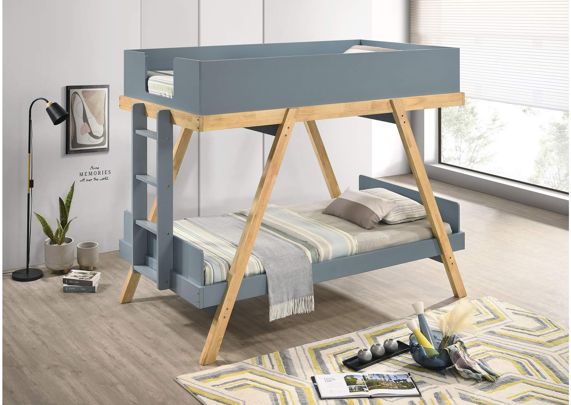 TWIN / TWIN BUNK BED,Coaster Furniture