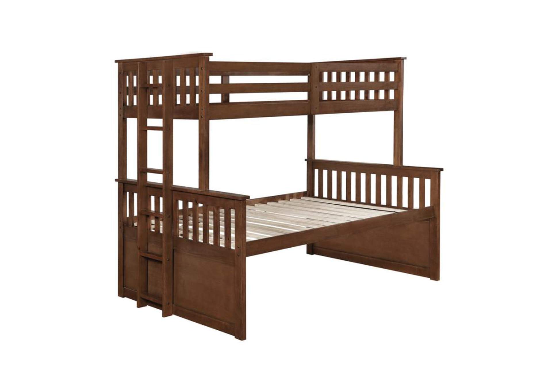 Atkin Twin over Full 3-drawer Bunk Bed Weathered Walnut,Coaster Furniture