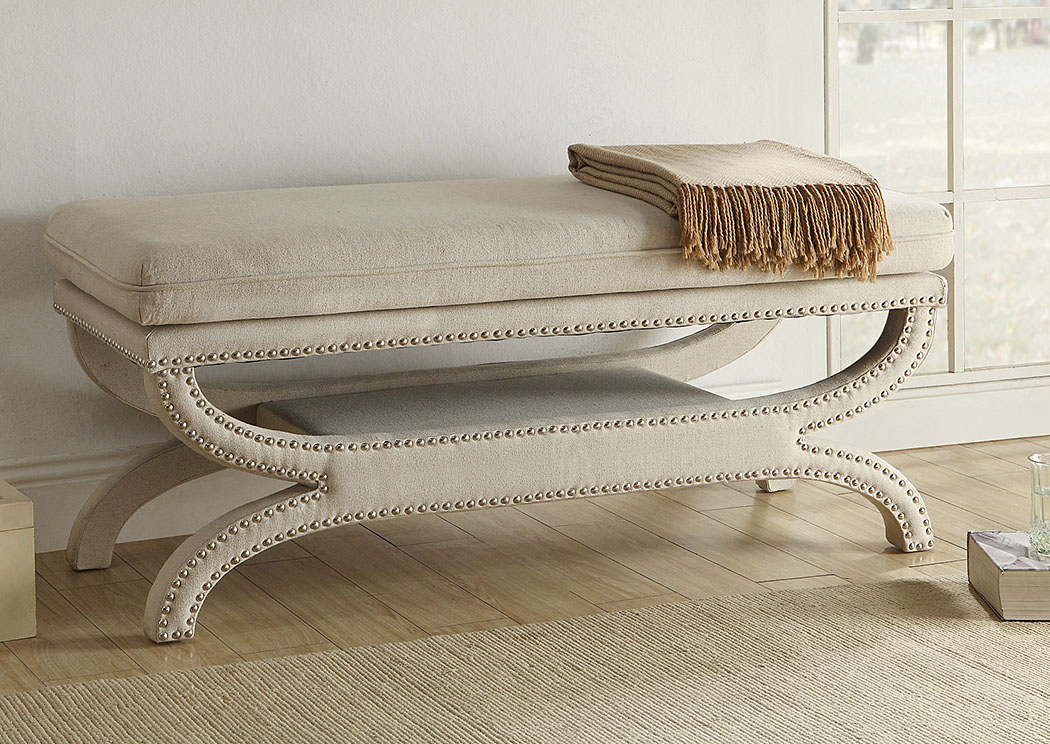 White Bench,ABF Coaster Furniture