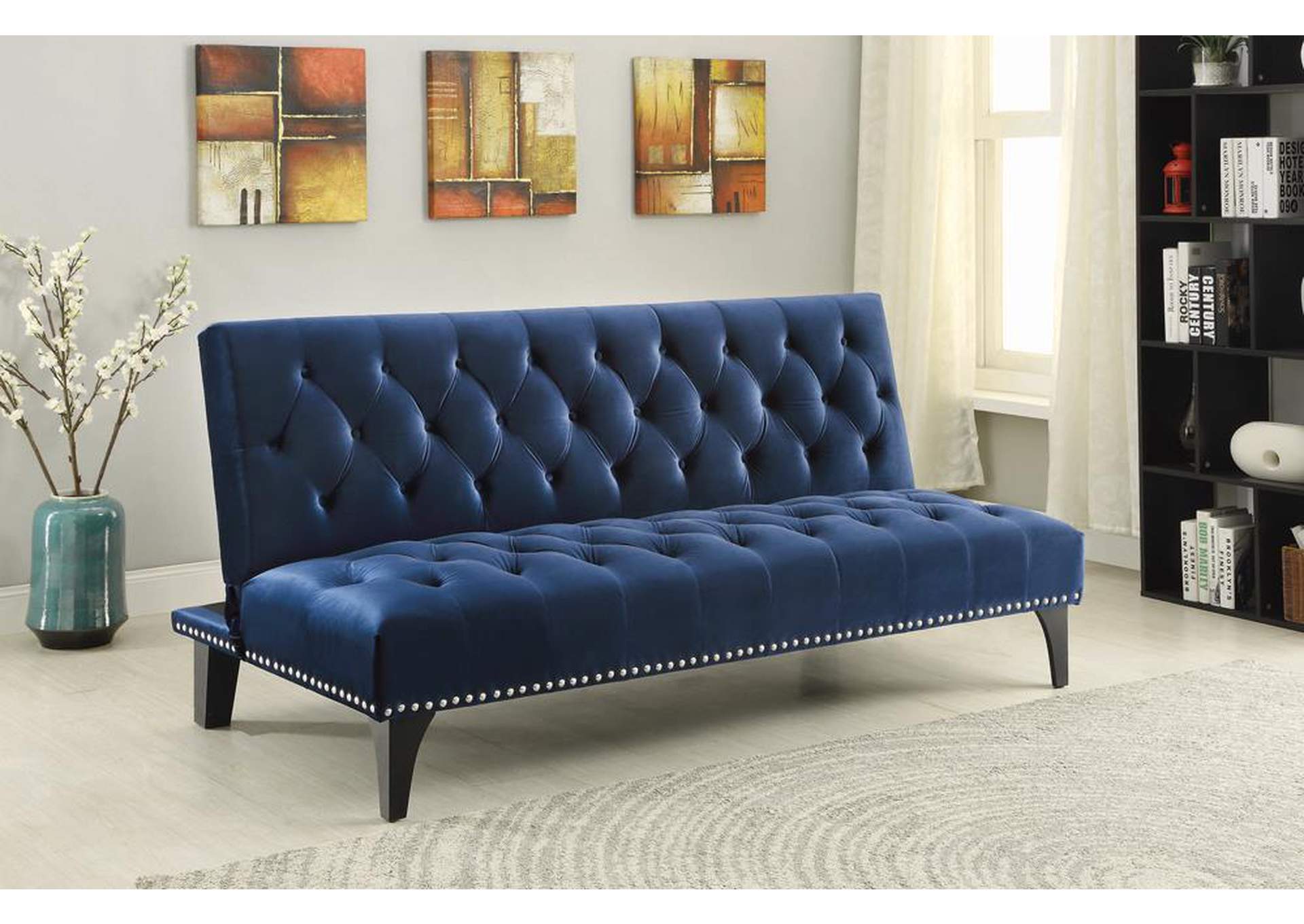 Blue Sofa Bed,ABF Coaster Furniture