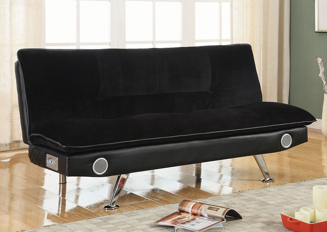 Black Upholstered Sofa Bed,ABF Coaster Furniture