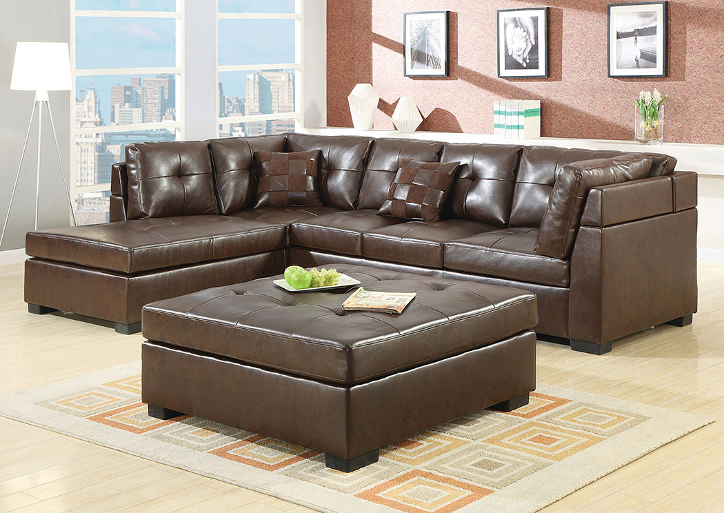 Darie Brown Sectional,ABF Coaster Furniture