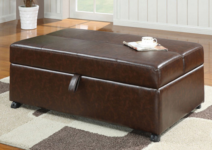 Brown Bench w/ Sleeper,ABF Coaster Furniture