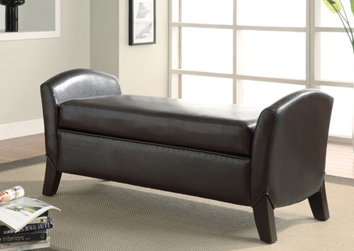 Dark Brown Bench,ABF Coaster Furniture