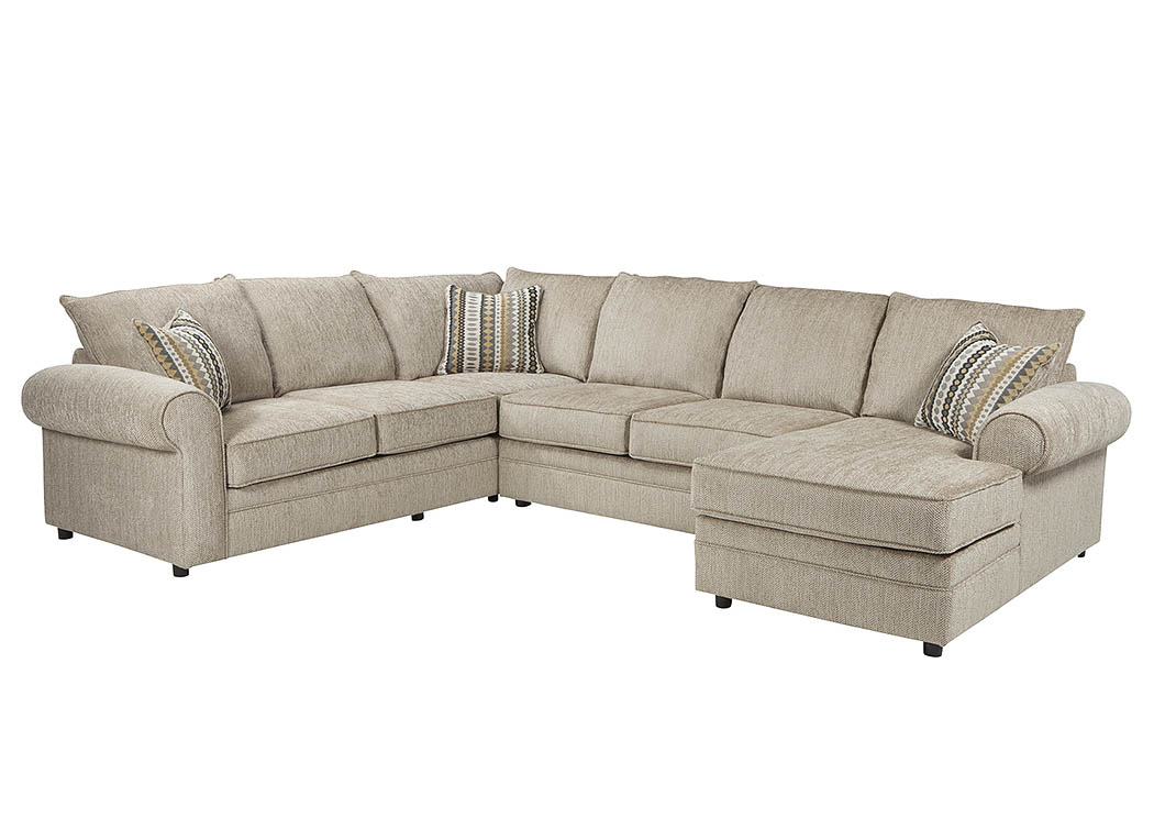 Cream Sectional,ABF Coaster Furniture