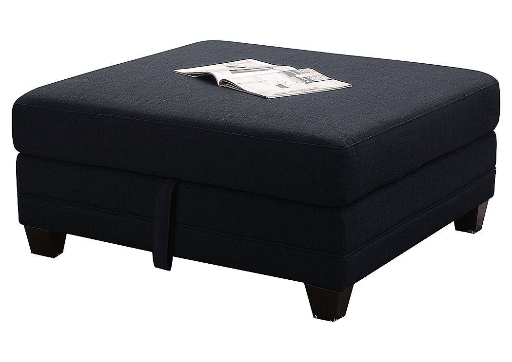 Keaton Blue Ottoman,ABF Coaster Furniture