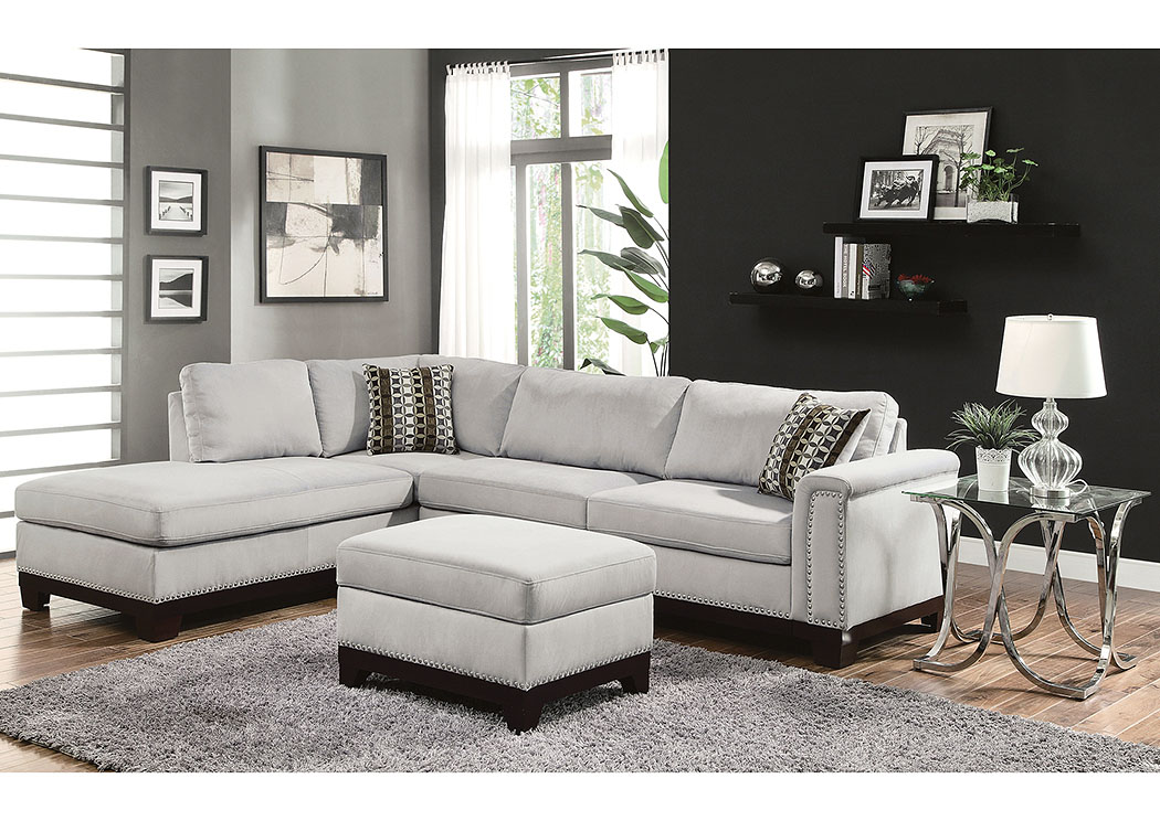 Mason Blue Grey Sectional,ABF Coaster Furniture