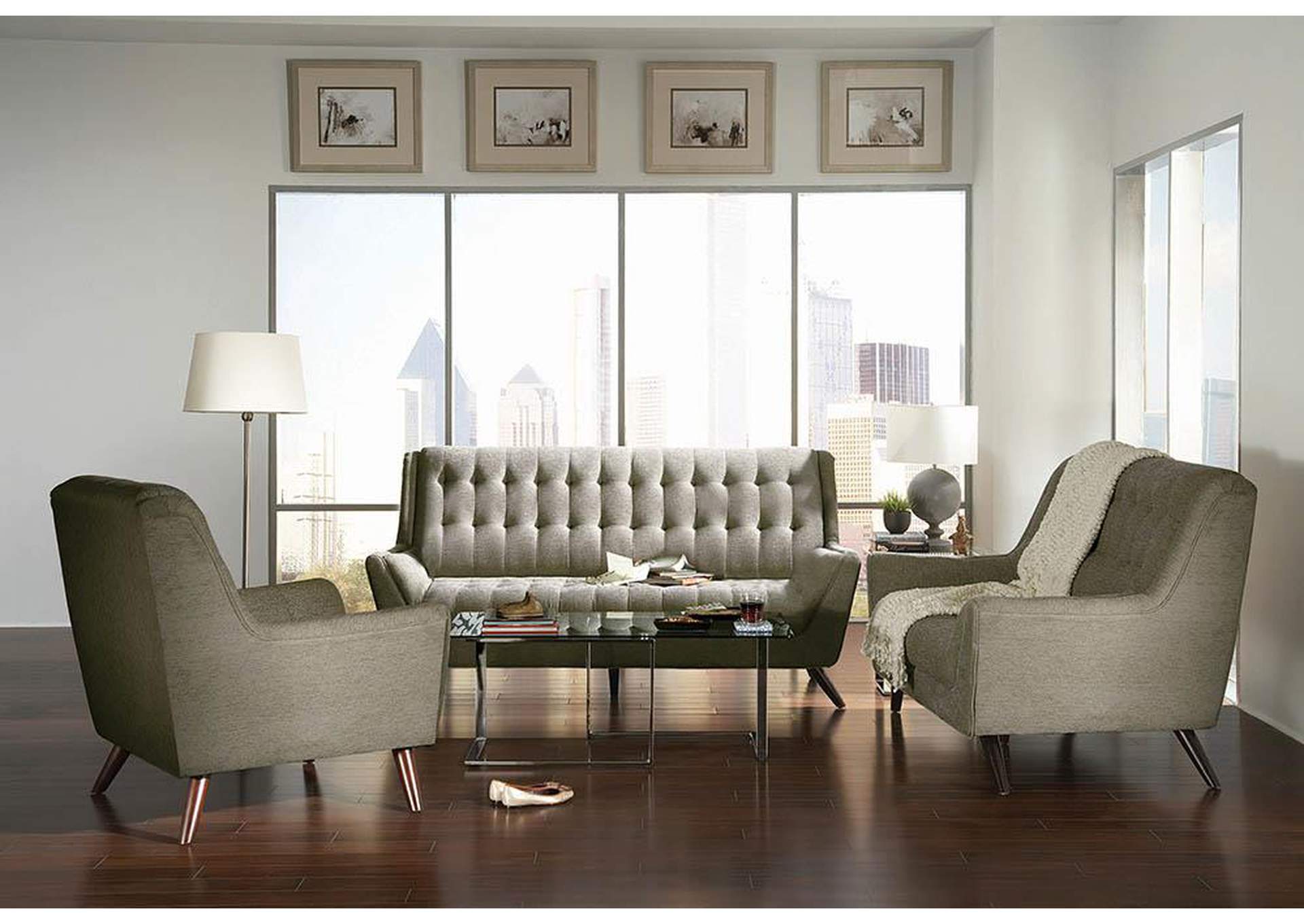 Grey Loveseat,ABF Coaster Furniture