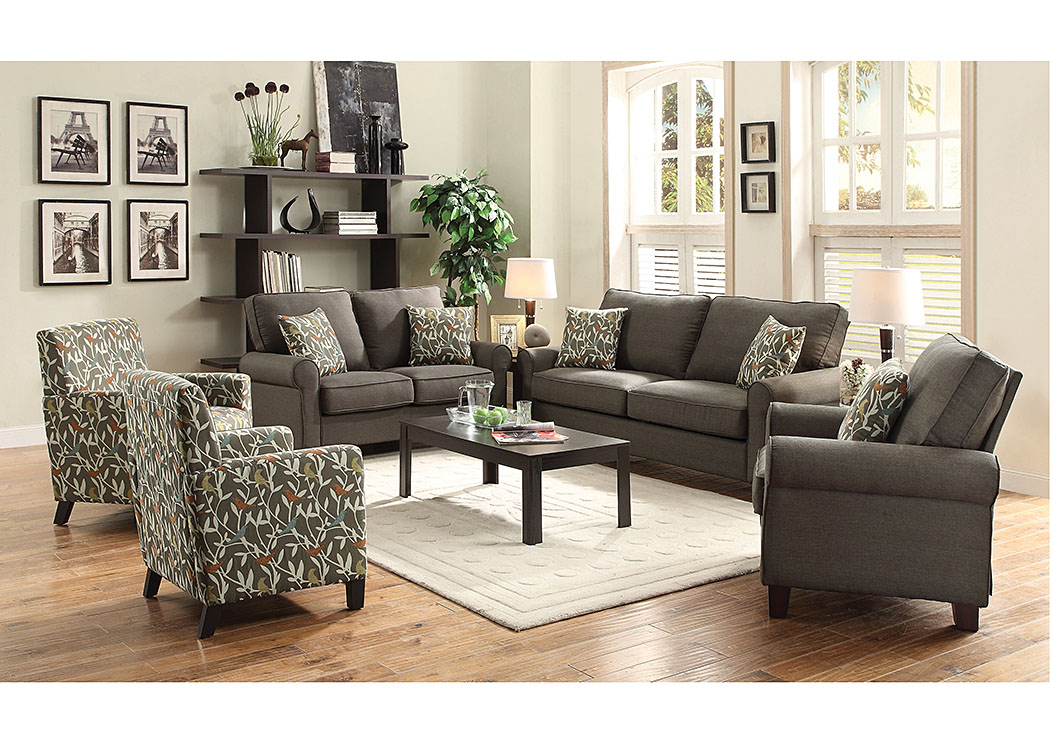 Grey Sofa & Loveseat,ABF Coaster Furniture