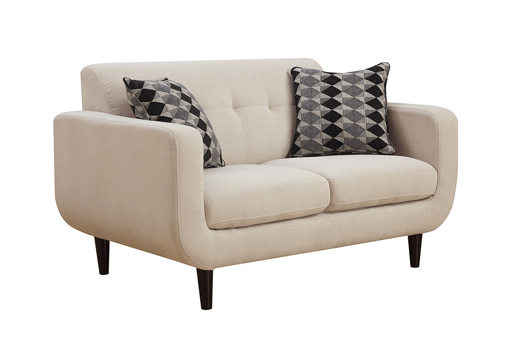 Beige Loveseat,ABF Coaster Furniture