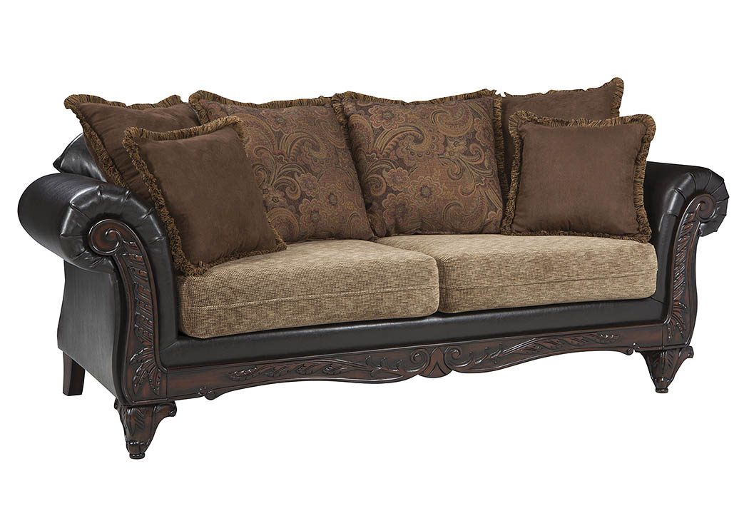 Garroway Russet and Chocolate Sofa,ABF Coaster Furniture