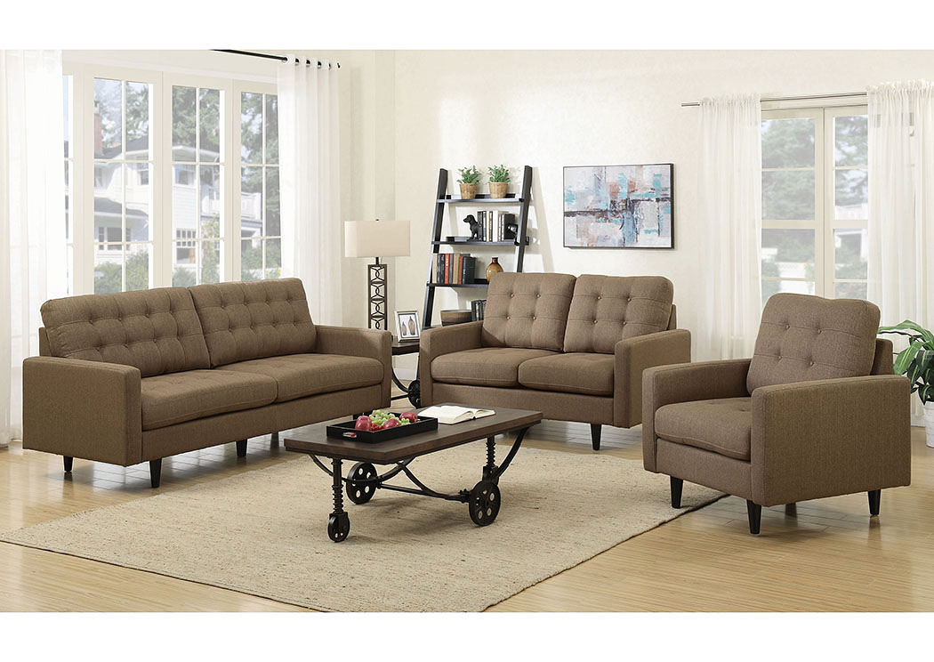 Kesson Dark Brown Sofa,ABF Coaster Furniture