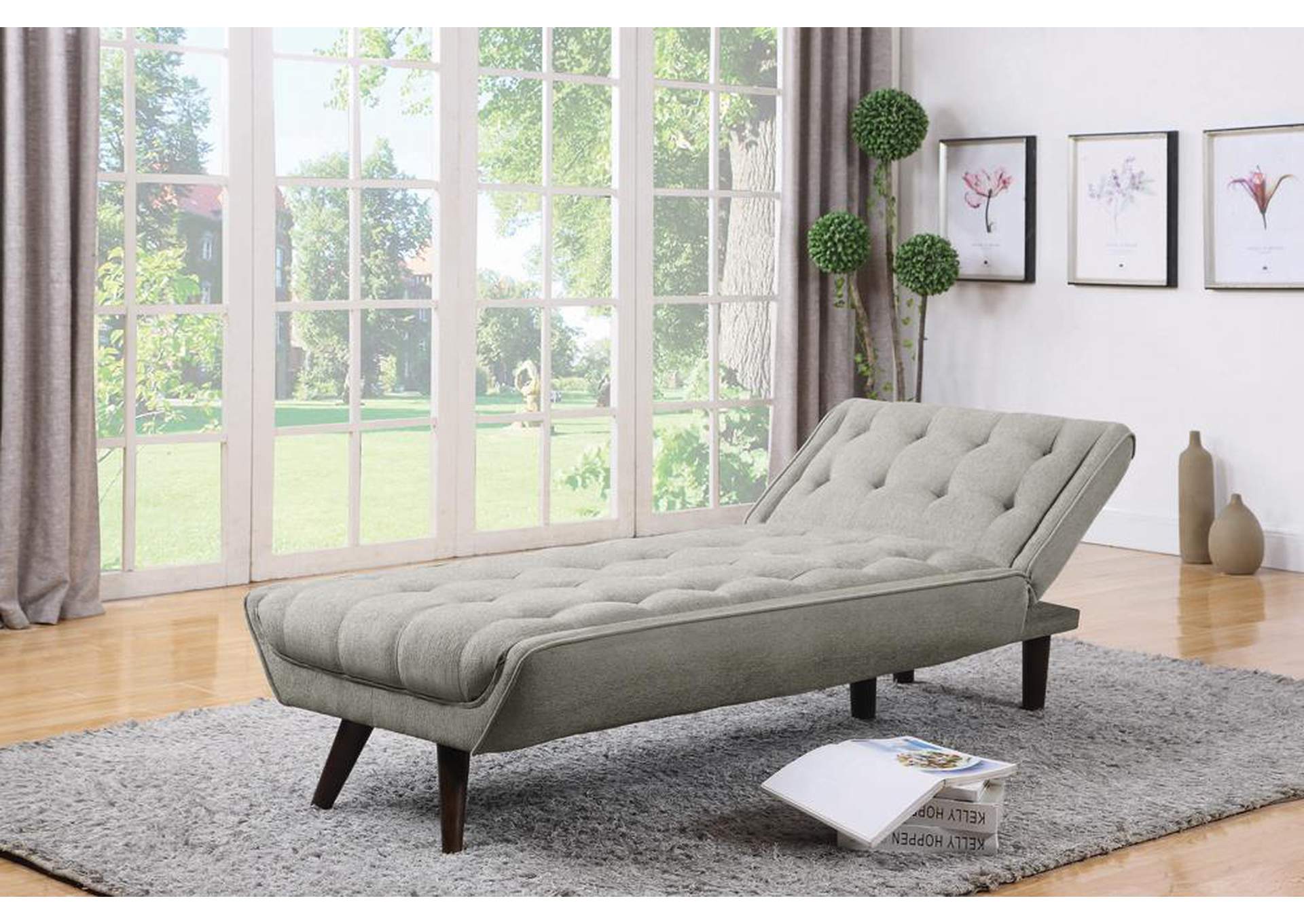 Dove Grey Chaise Bed,ABF Coaster Furniture